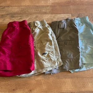 Aftco shorts 4 pair size 34